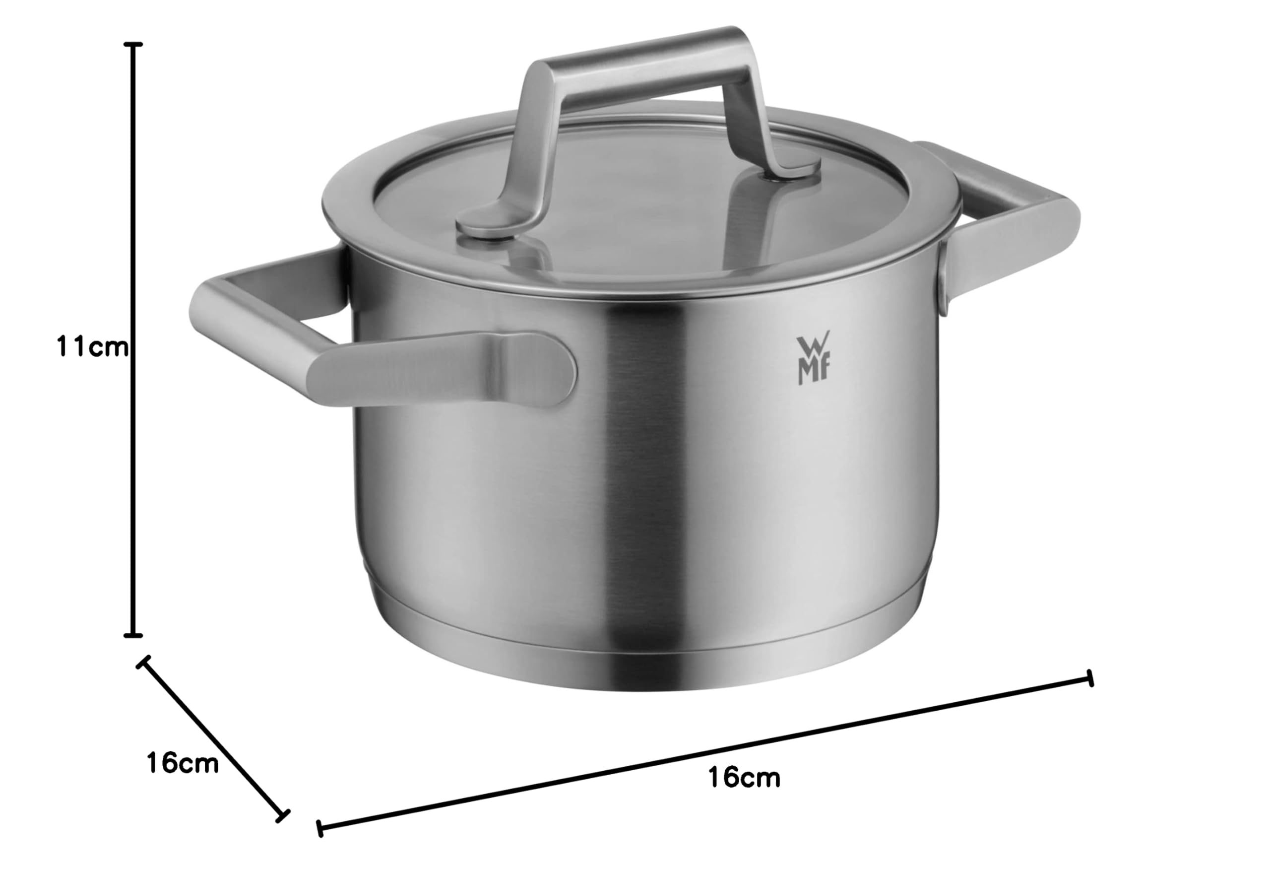 Steelpan WMF 16 cm Mini Met Deksel | Pannenwinkel