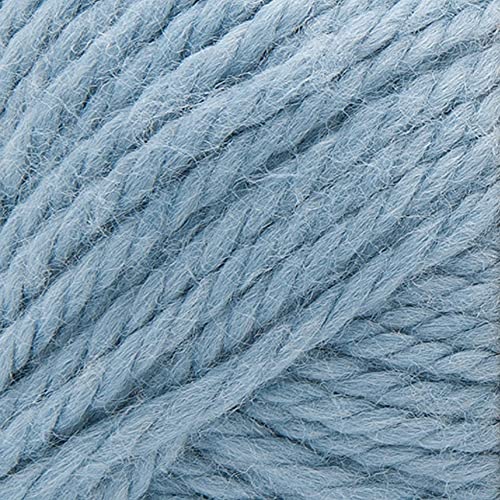 Image of Lion Brand Yarn, Re-Spun Thick & Quick Super Bulky Yarn for Knitting, Crochet, and Crafts, Faded Denim, 1 Pack, Soft Fiber for Chunky Blankets, Bulky Throws, and Cozy Sweaters