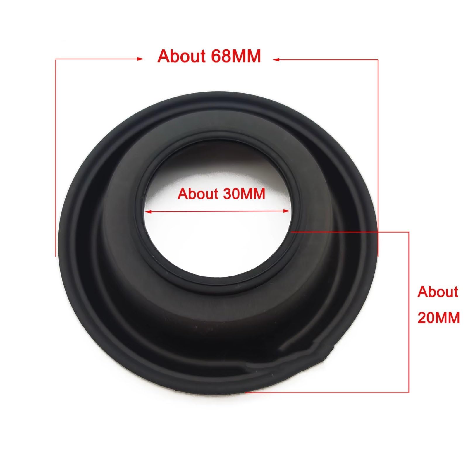 Carb Rebuild Repair Kit Compatible Con Yamaha Para FZR400RR Para Virago XVS1100 FZR400 FZR400RR Motocicleta Carburador Membrana Émbolo Vacío Kit De Reparación Junta(2pcs)