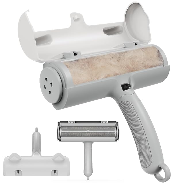 Zivacate Quitapelos para Mascotas [Mango ergonómico y autolimpieza] Reutilizable Animales Cepillos…