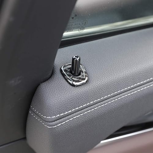 Miniatura 5 de CHEYA 4 piezas de plástico ABS para BMW X3 X4 G01 G02 2018-2020 puerta cerradura cubierta TRIM Accesorios