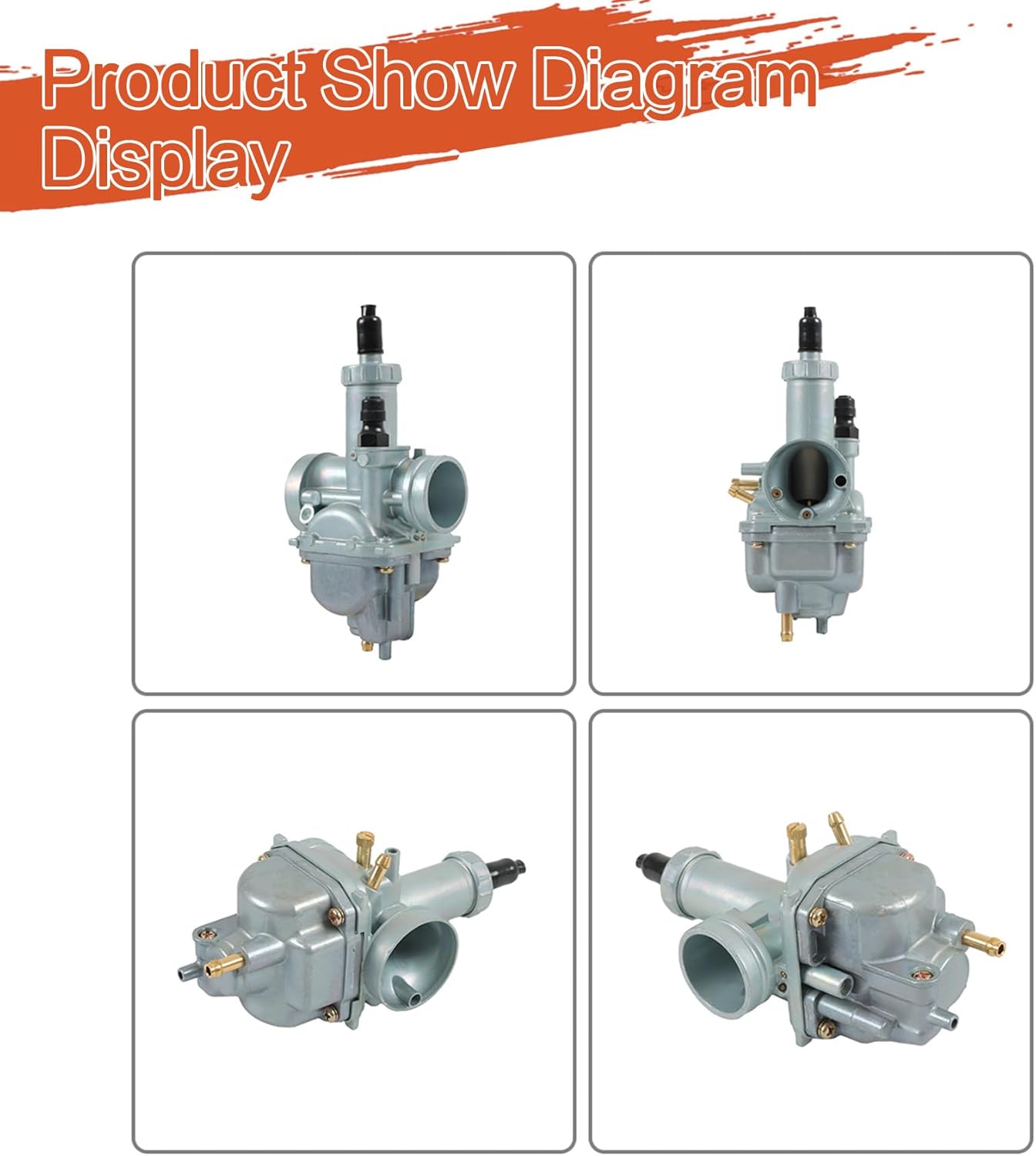 ‎labwork Carburetor and Throttle Cable Replacement for Kawasaki Bayou 220 KLF220A 1988-2002 Bayou 250 KLF250A 2003-2011