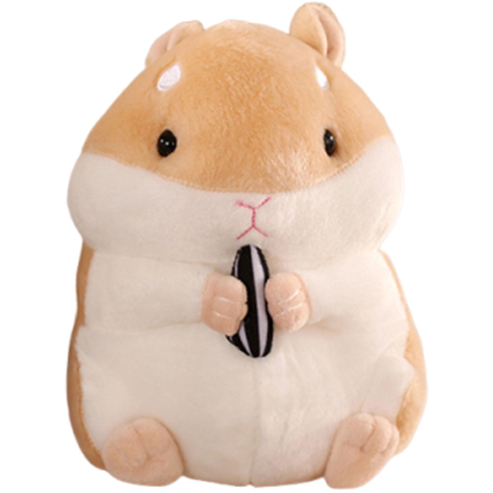 DXPETA Hamster Teddy, Hamster Plush Toy, Cute Plushies for Girls and Boys, Toy for Kids, Hamster Cuddly Toy, 23 cm Brown