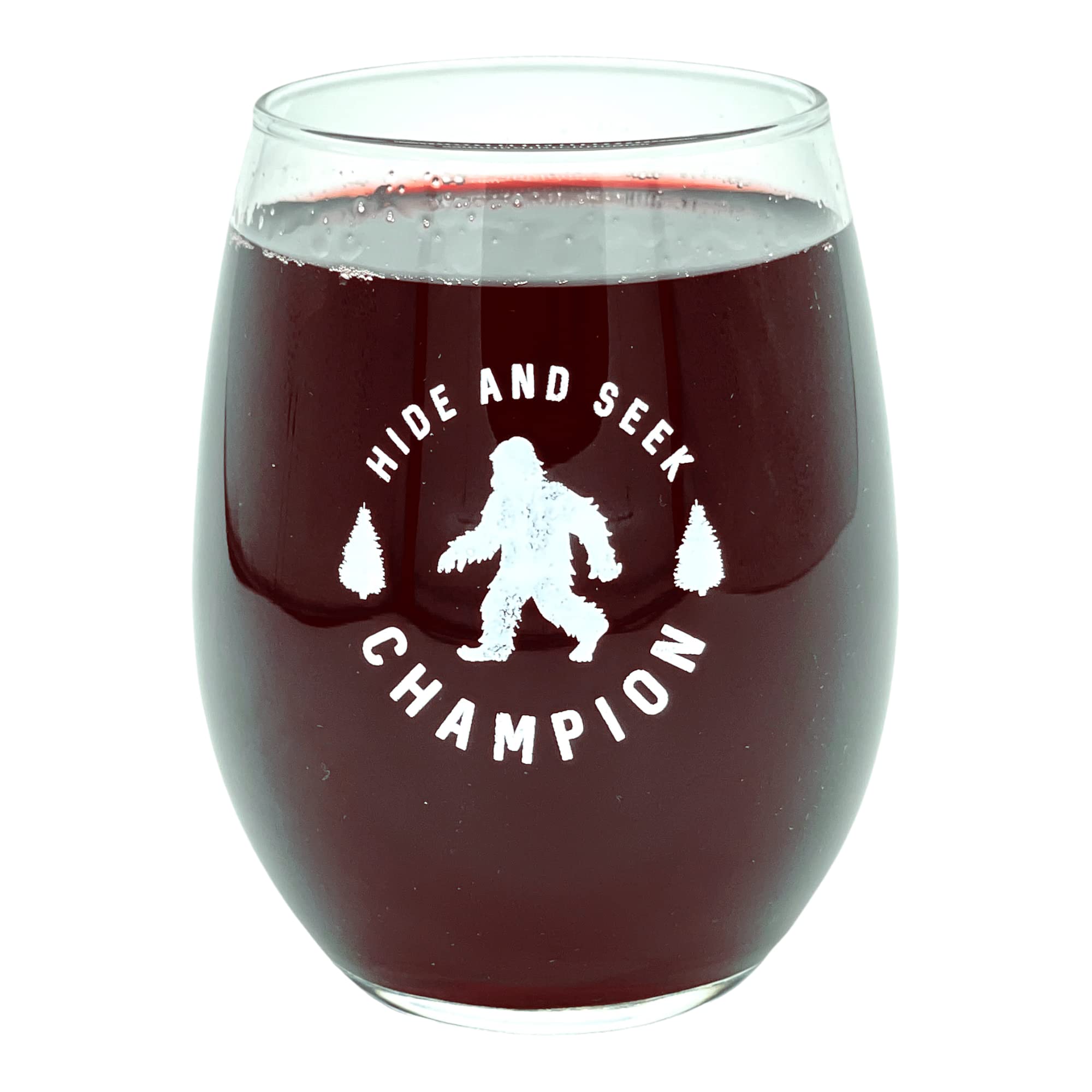 Hide and Seek Champion Wine Glass Funny ...
