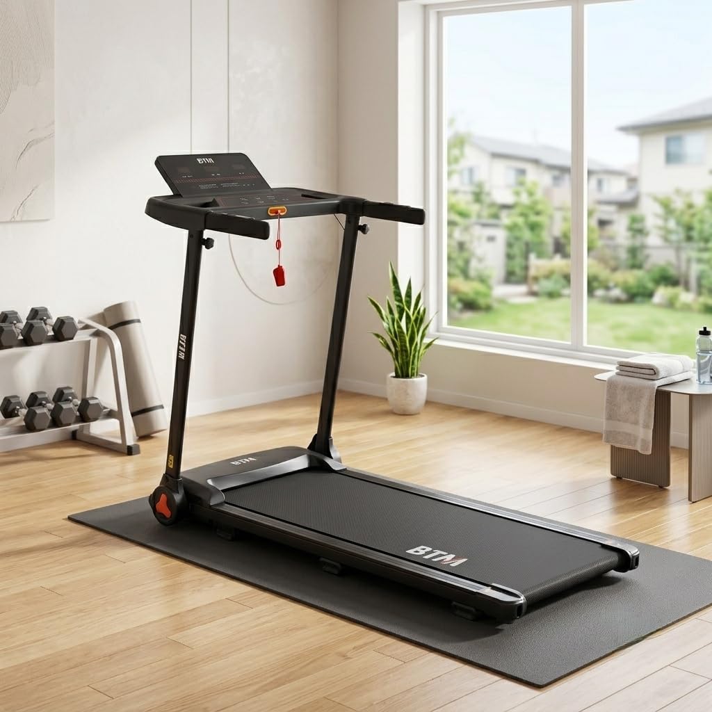 Amazon | ルームランナー 家庭用 電動 ワイド走行面42×115cm | 耐荷重 