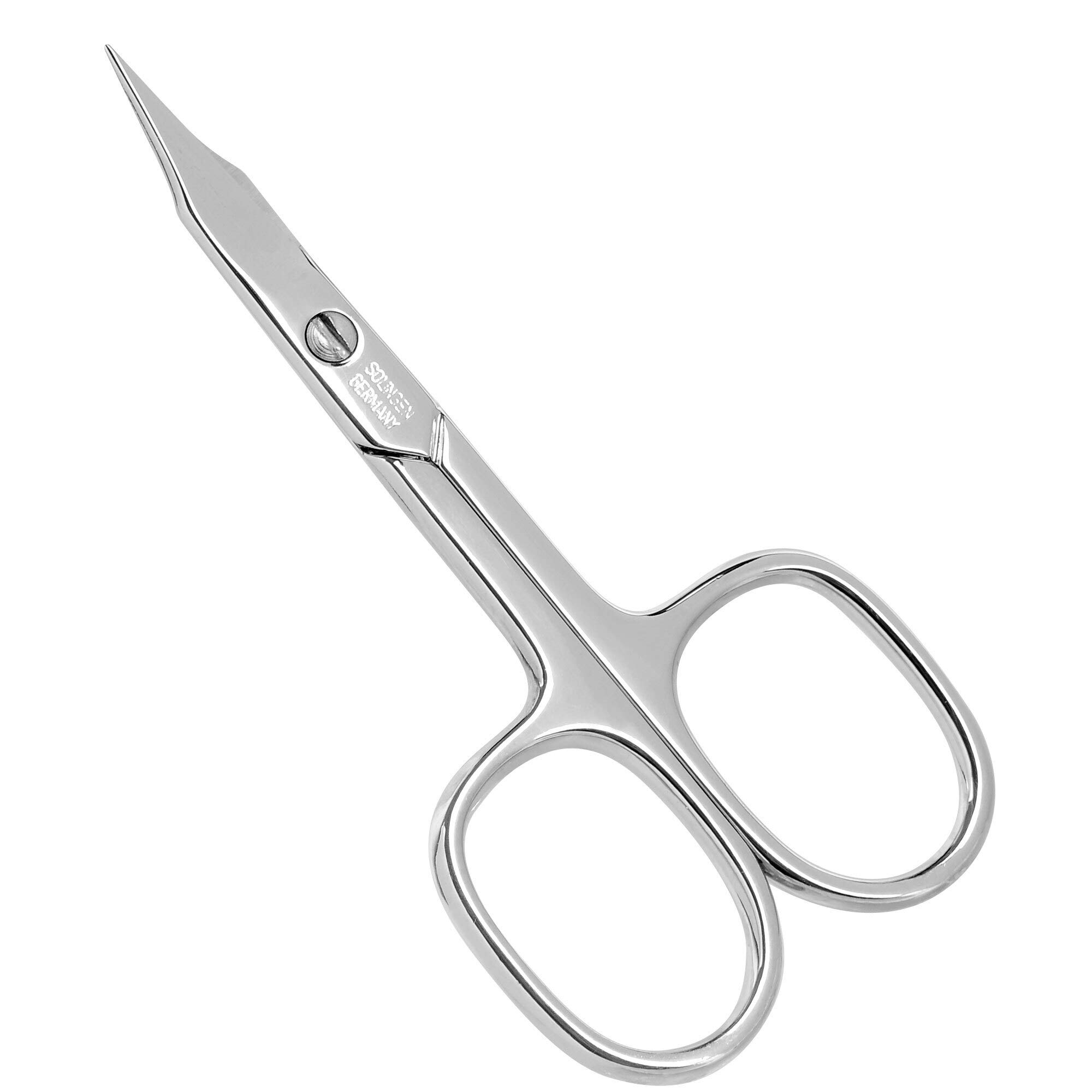 PARSA BEAUTYProfessional combination nail scissors with tower tip, extra precise, made in Germany, Solingen quality, made of stainless steel