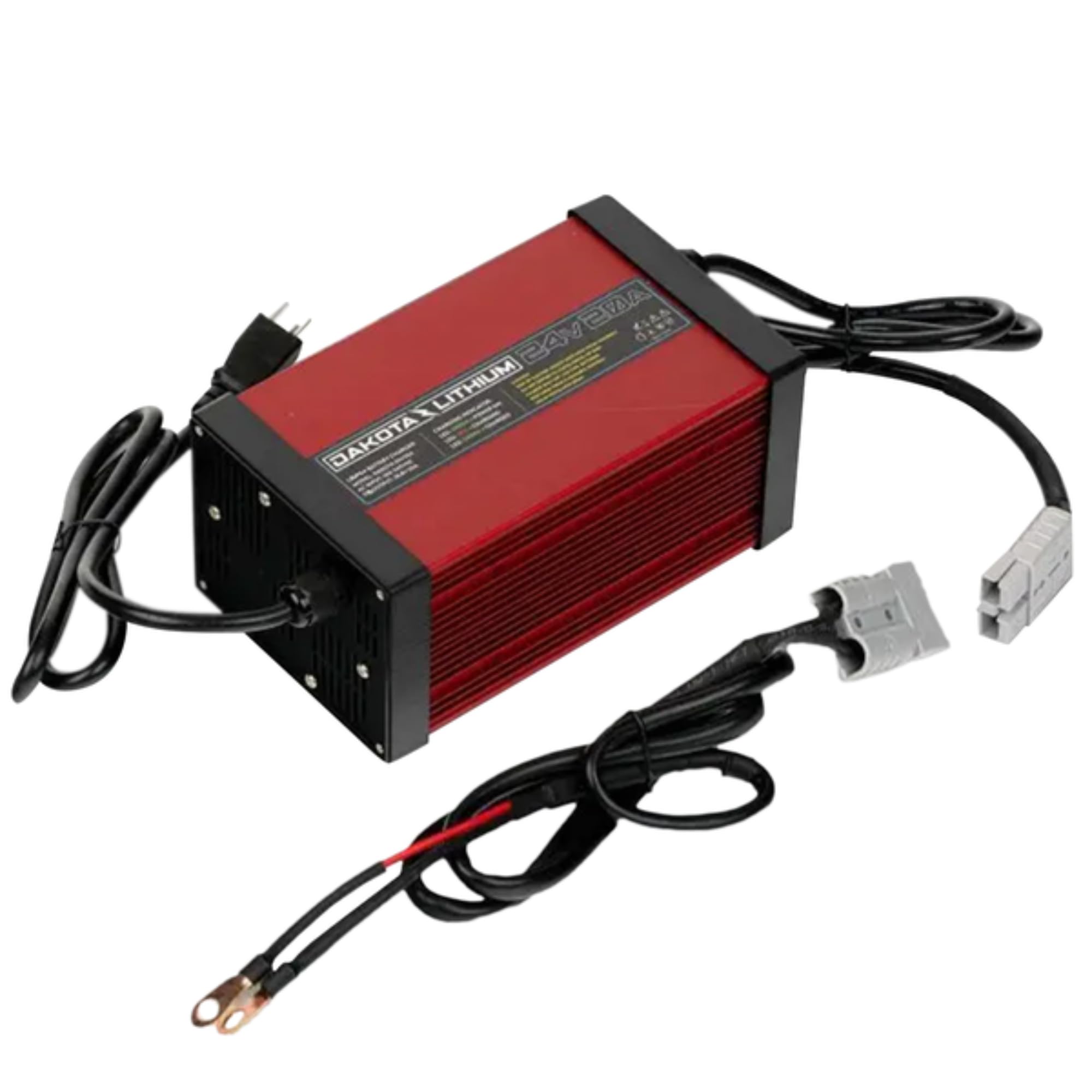 Dakota Lithium - 24V 20 Amp Charger for Lithium Deep Cycle Battery - Compatible LiFePO4 Charger - 1 Charger