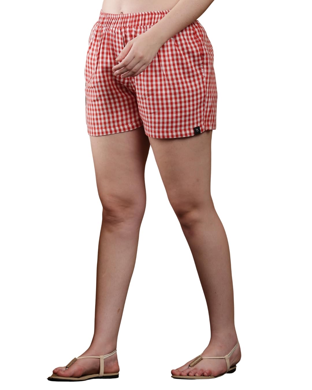 Women's Cotton Boxer Shorts | Casual Summer Shorts & Lounge Bottoms | Soft Sleepwear for Home, Beach & Travel Wear