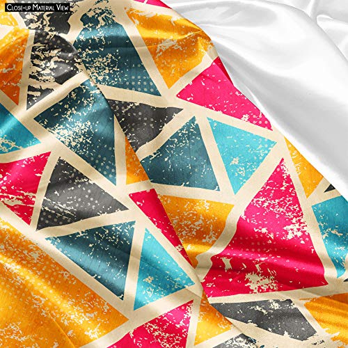 Image of ArtzFolio Grunge Triangle D2 | Reusable Sack Bag | Bag for Gym, Storage, Vegetable & Travel