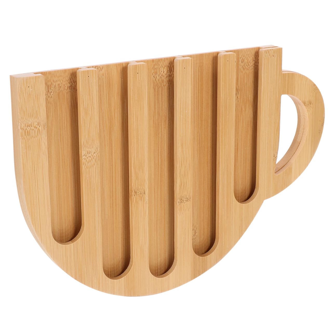 ABOOFAN Expositor para Cápsulas de Café de Madera Forma de Taza Organizador Compacto para Cápsulas Estante para Almacenar y Seleccionar Café en Cocina Soporte Funcional