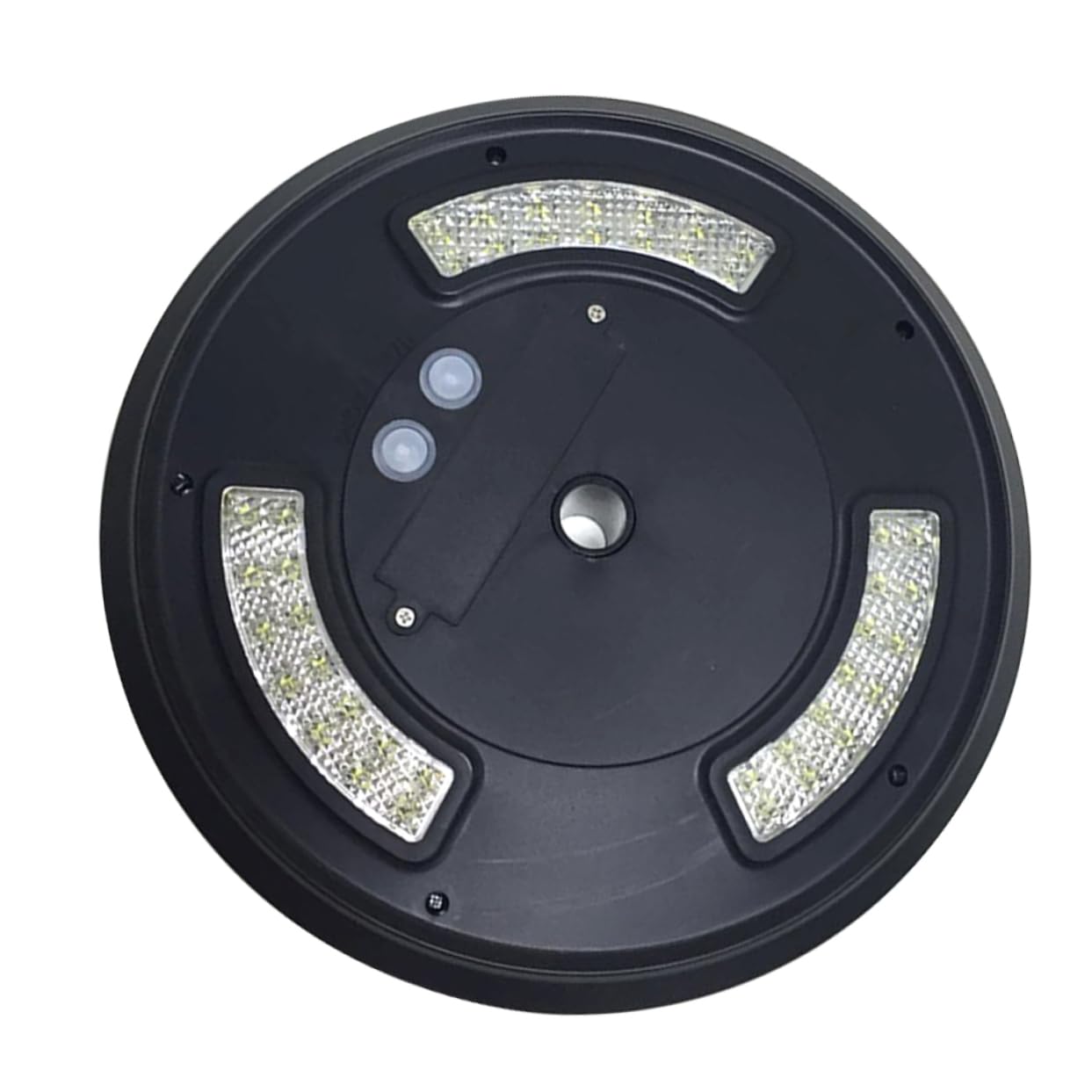 UKCOCO Solarbetriebene Fahnenmastleuchte mit 42 LEDs aus Kunststoff Schwarz | Wetterfest, Verschleißfest, Hohe Helligkeit, für Außenbereich und Gartenbeleuchtung, Einfache Installation