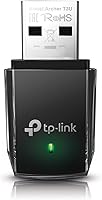 Vista 1 de TP-Link Adaptador WiFi USB AC1300 (Archer T3U) - Adaptador de red inalámbrica de doble banda 2.4G/5G para PC de escritorio, MU-MIMO WiFi Dongle, USB