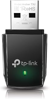 TP-Link Archer T3U AC1300 USB WiFi Adapter - Dual Band MU-MIMO USB 3.0 Dongle for PC Laptop Windows 11 Mac High-Speed Wireless