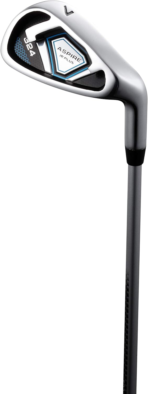 ASPIRE Junior Plus Complete Golf Club Set for Children, Kids - 5 Age Groups Boys and Girls - Right Hand, Real Girls Junior Golf Bag, Kids Golf Clubs Set : Sports & Outdoors