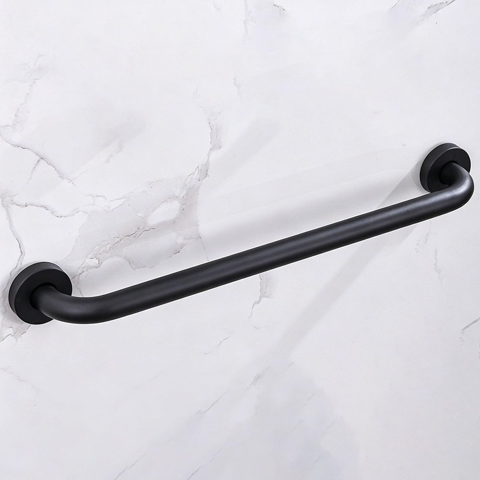 FKXSXAZ Shower Grab Bar for Elderly Handicap, Round Tube Anti Slip 80cm 1m 1.2m Safety Hand Rail with Concealed Screw, Bathroom Toilet Auxiliary Support Handle(50cm/20in)