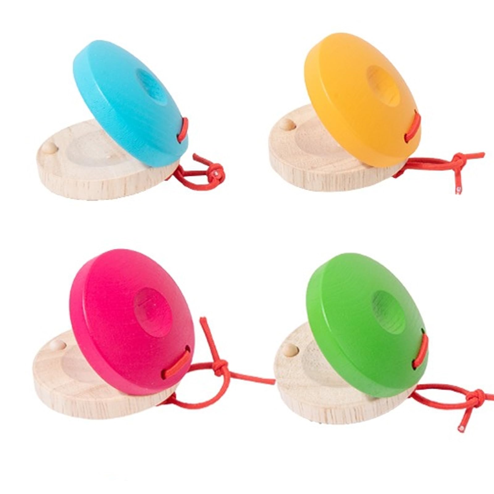 4pcs Castanets Musical Instrument Colours, Early Music Education Sessions, Parent-Family Interactive Playtime-image-40