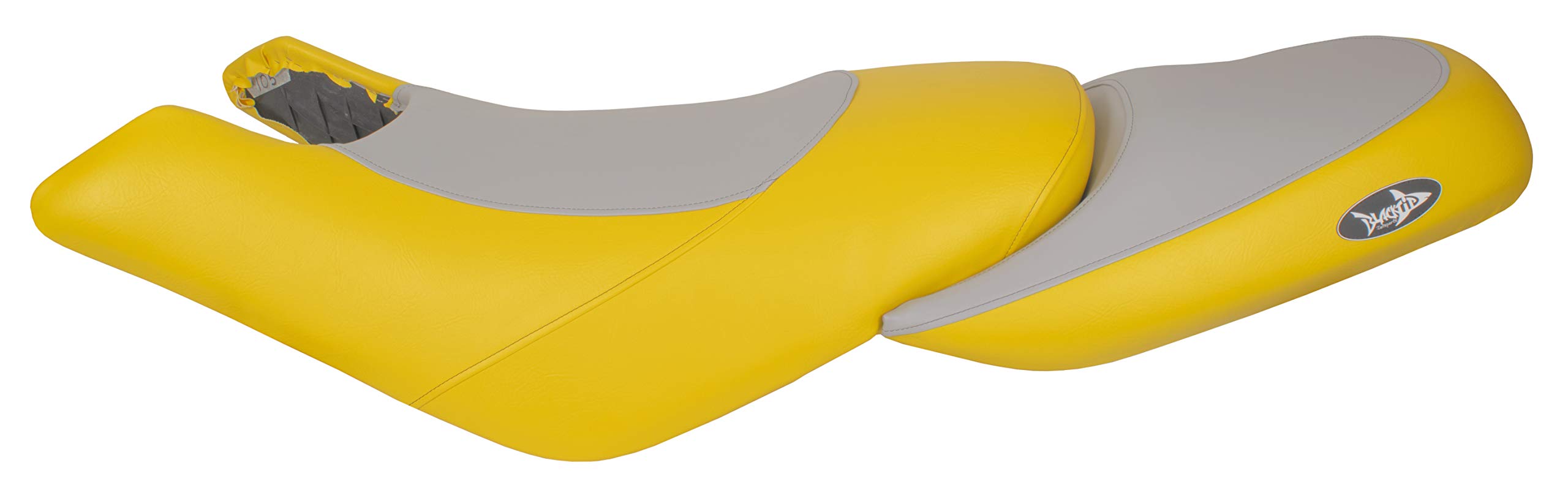 BlackTip Jetsports Seat Cover for SeaDoo GTX 2000-2002, 2000-2001 GTX DI, 2000-2002 GTX RFI (Yellow/Gray)