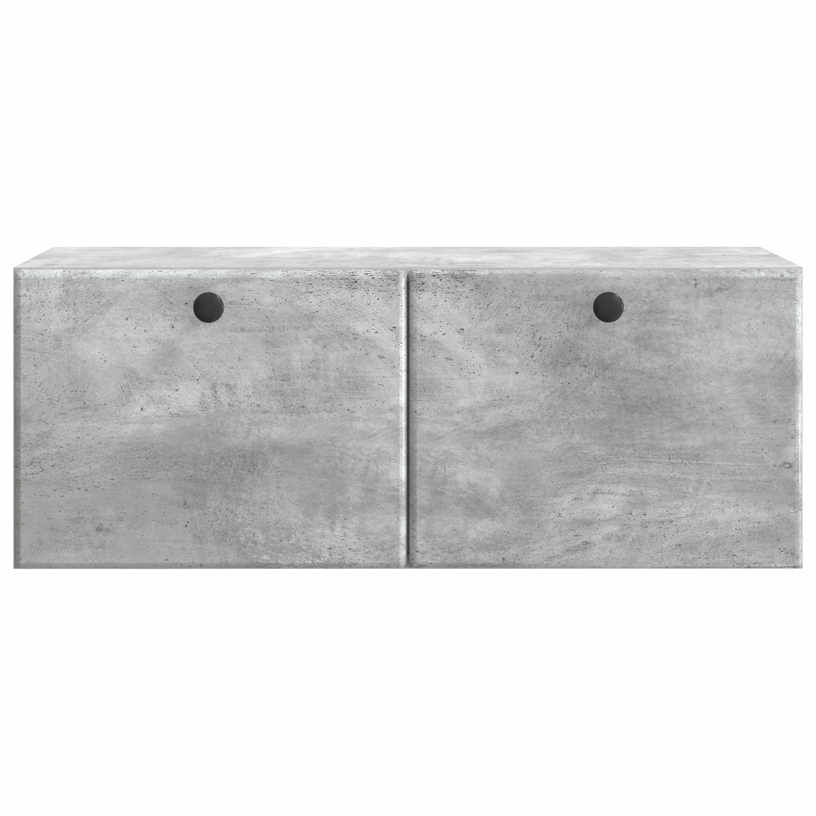 Mobile basso da parete per TV, 78,5 x 31 x 30 cm, grigio cemento