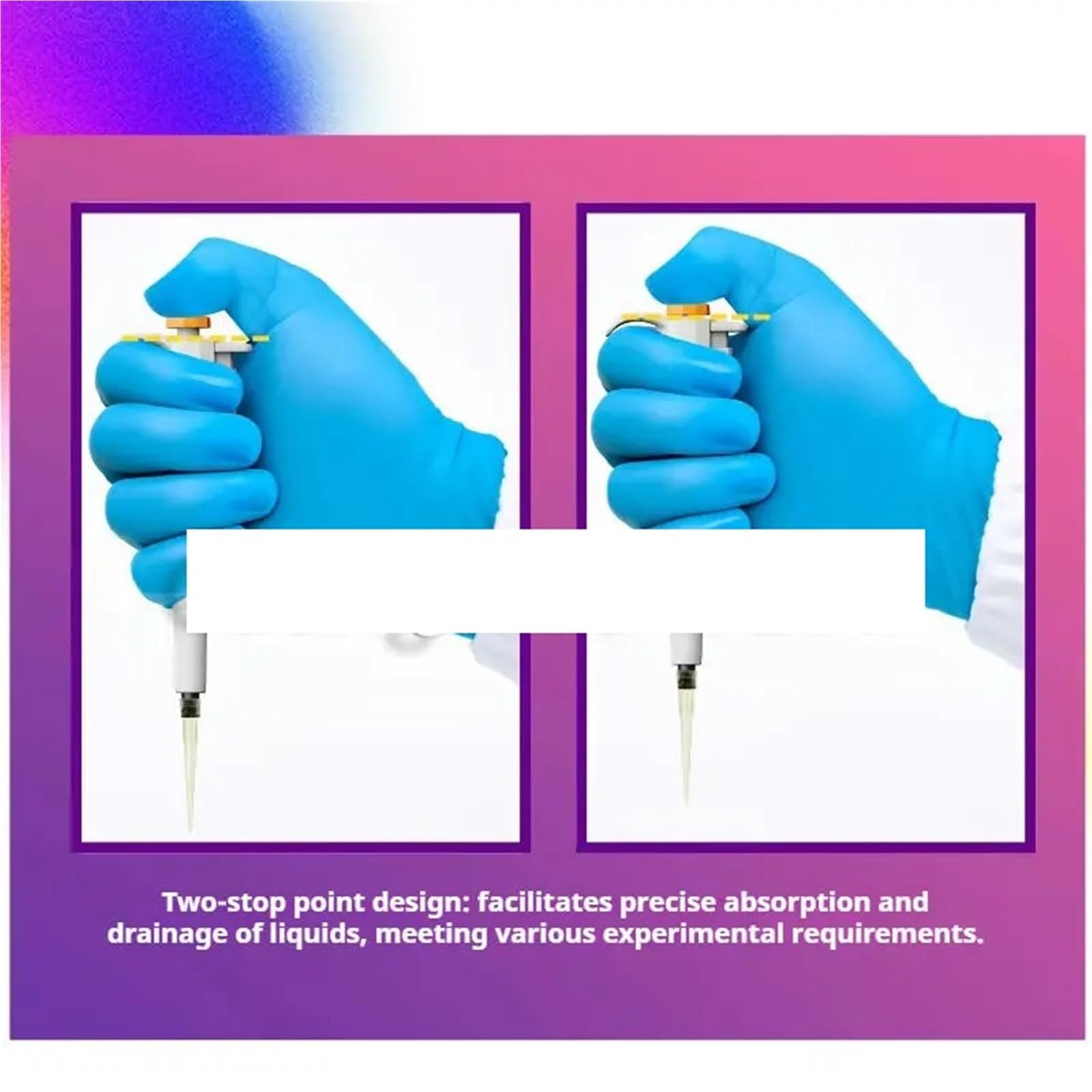 Elektronische Pipette, Pipette, 1 Stück Mini-Einkanal-Mikropipette Mit Festem Volumen 5/10/50/100/200 Ul/300 Ul Laborpipette,Tragbares Pipettengerät(50ul)