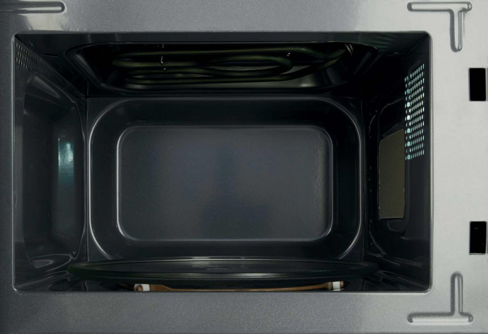 Hisense H20MOBS4HG kuchenka mikrofalowa ze sterowaniem elektronicznym, pojemność 20 l, moc 700 W, funkcja grilla 800 W, wyświetlacz LED sterowanie dotykowe, kolor czarny