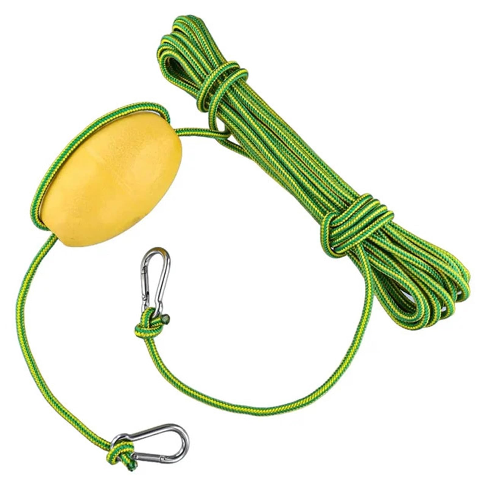 Soywim Nero Mooring Rope, Boat Anchor Nylon Rope Buoy For Pvc Fishing S Drift Anchors Floating Ball Accessories(Nero)
