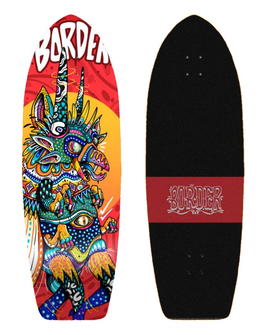 Border surfskate Deck Tabla monopatin Skate Skateboard - Alejibre 31 Fat Tail