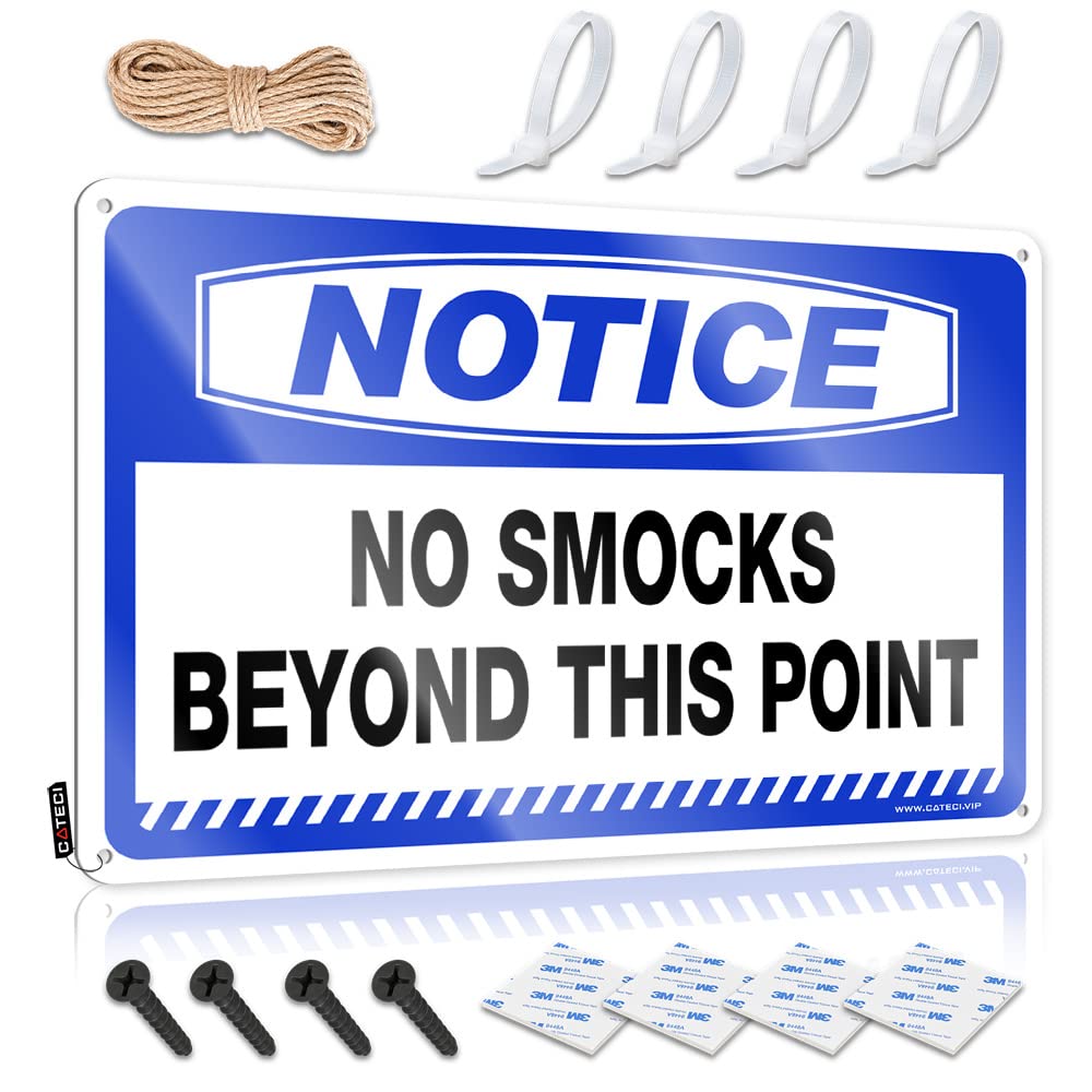 Art Gift For Fisherman Small Notice No Smocks Beyond This Point For Quick - Wall Customizable(30X40CM)