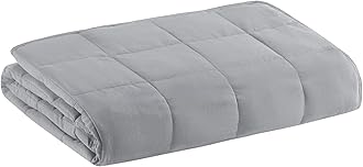 Degrees of Comfort Weighted Blanket Queen Size for Adults – Even Weight Distribution with Premium Glass Beads | Warm Heavy Blanket for One Person Use (160~200lbs) On Full Queen Bed 60x80 17lbs Grey