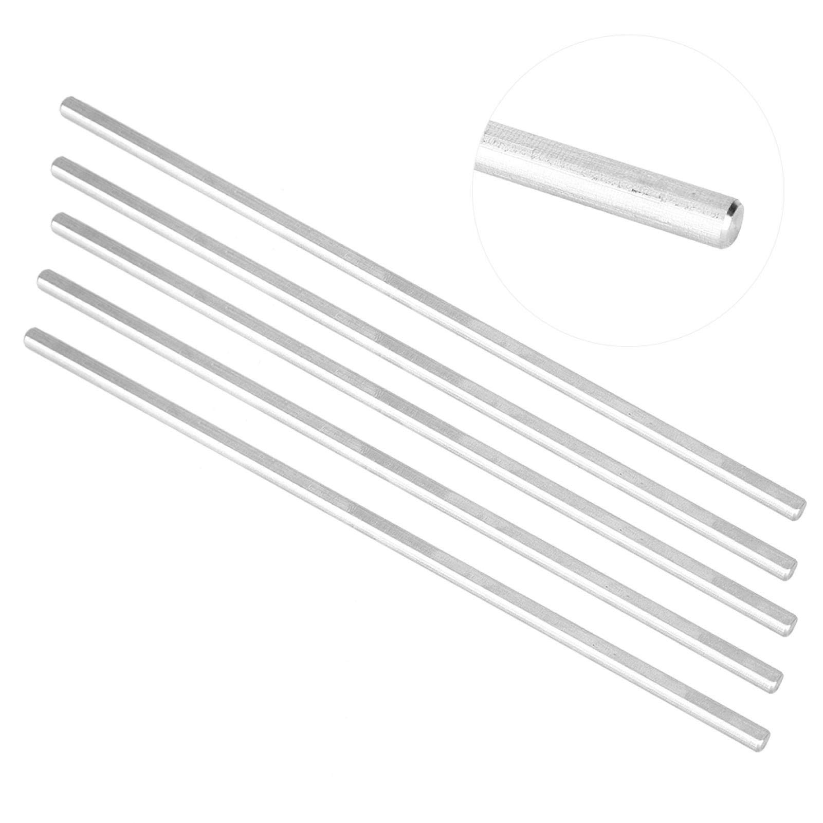 5St 6mm Durchmesser Stahlwelle 22CM D-Welle Motor 23 cm D-Achse Linearführungswelle for FTC /gobilda/TETRIX/FRC/FIRST/WRO