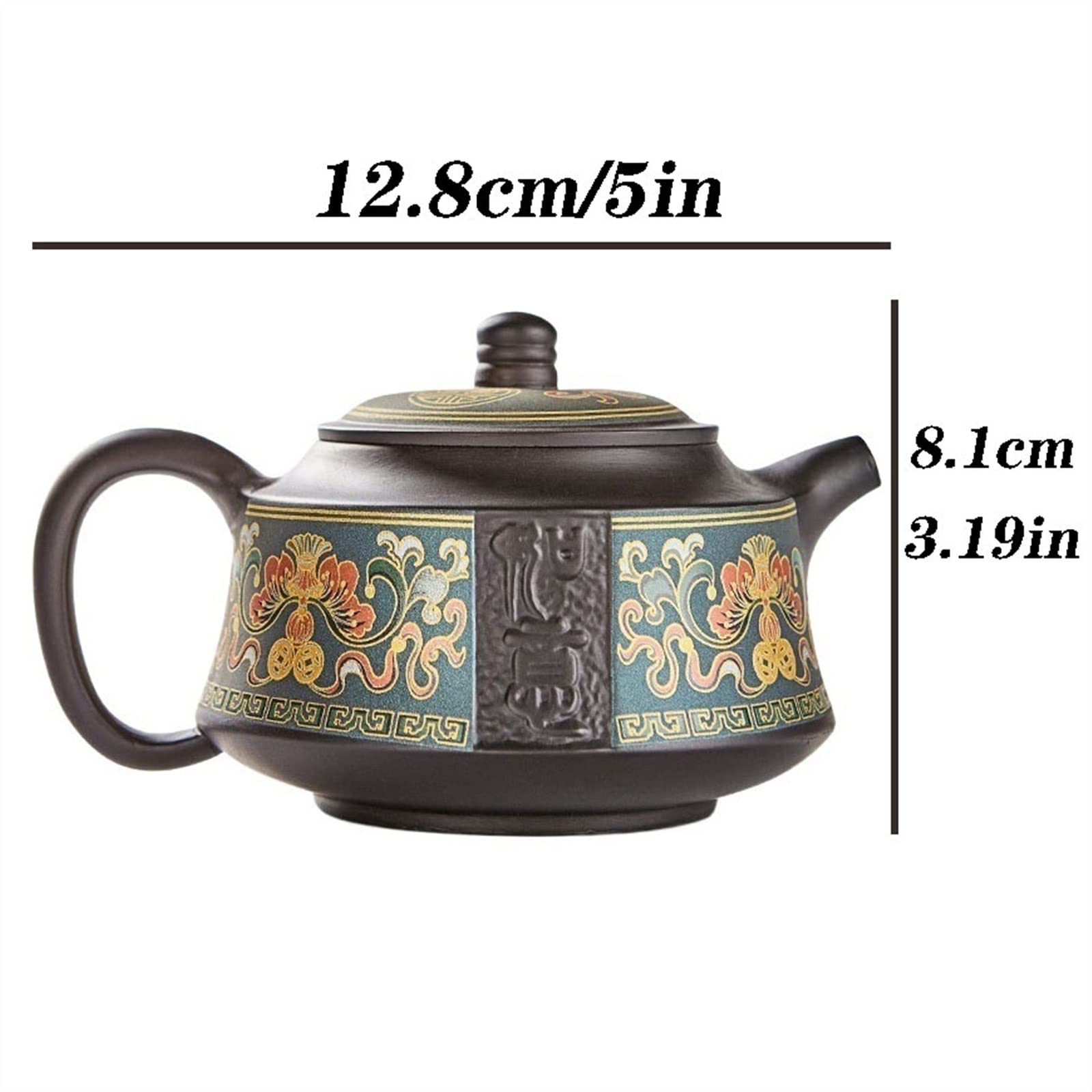 Czajnik do herbaty 260 ml Zestaw do herbaty Kung Fu Wykwintny czajnik do salonu i biura Prosty zaparzacz do herbaty Pojedynczy dzbanek z filtrem Czajnik do herbaty
