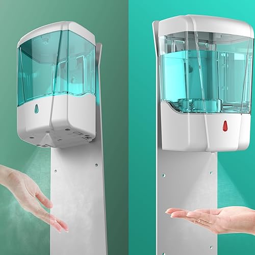 Miniatura 2 de Dispensador automático de jabón para montaje en pared, dispensador de jabón de manos sin contacto con gotasaerosol, dispensador de jabón de pared