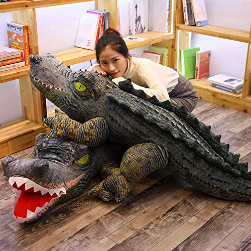 Simulazione Coccodrillo Peluche Giocattolo Realistico Coccodrillo Cuscino Peluche Animale Farcito Bambola Decorazione Della Camera Per I Bambini Regalo Di Compleanno 120 cm Style-B