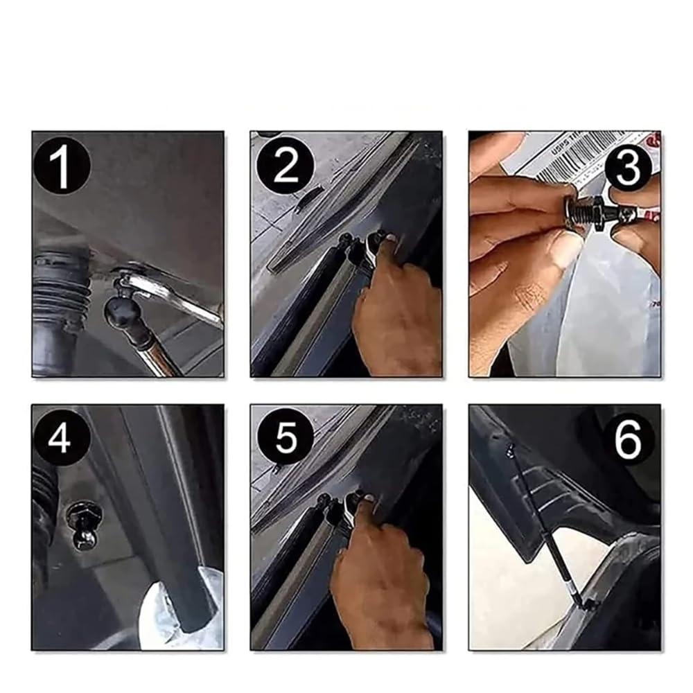 2 Pezzi Molle Gas Bagagliaio Baule Pistoncini,per Jeep Compass 2017 2018 2019-2022 2023 2024 Cofano Portellone Posteriore Sostituzione Pistoni Ammortizzatori