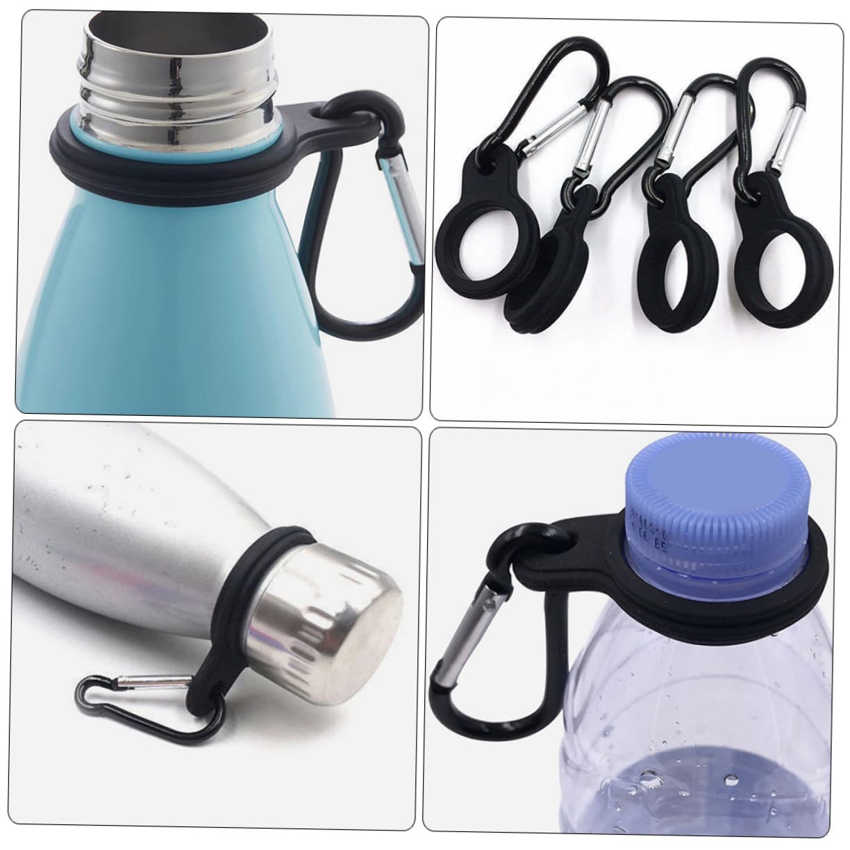 BESTonZON Wasserkocher Aufhängerhaken Schlüsselträger Wasserflasche Mit Fitnessstudio Sport Wandern Tragen Von Wasserflaschen Großer Tragbarer Gehen Sport Wasserflasche