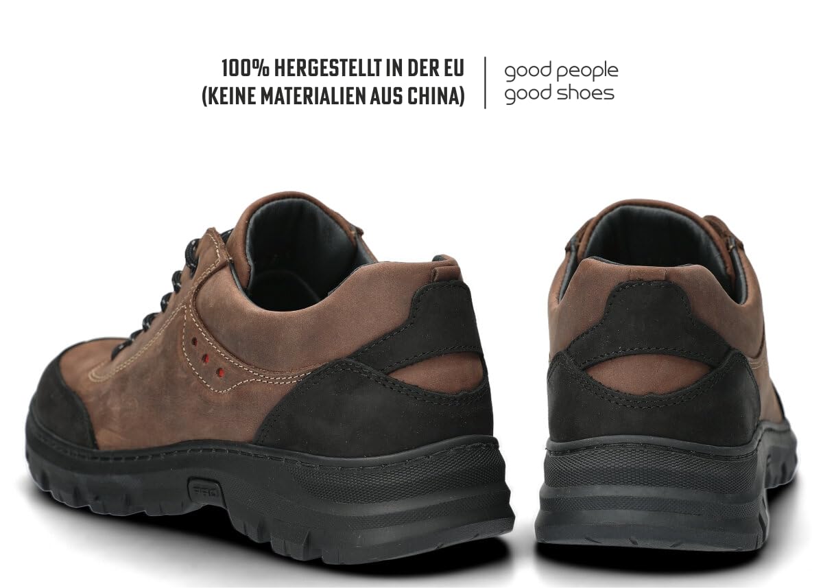 nagaba - Chaussures de randonnée - véritable, avec lacets - à semelle épaisse et antidérapante - Modèle 4081
