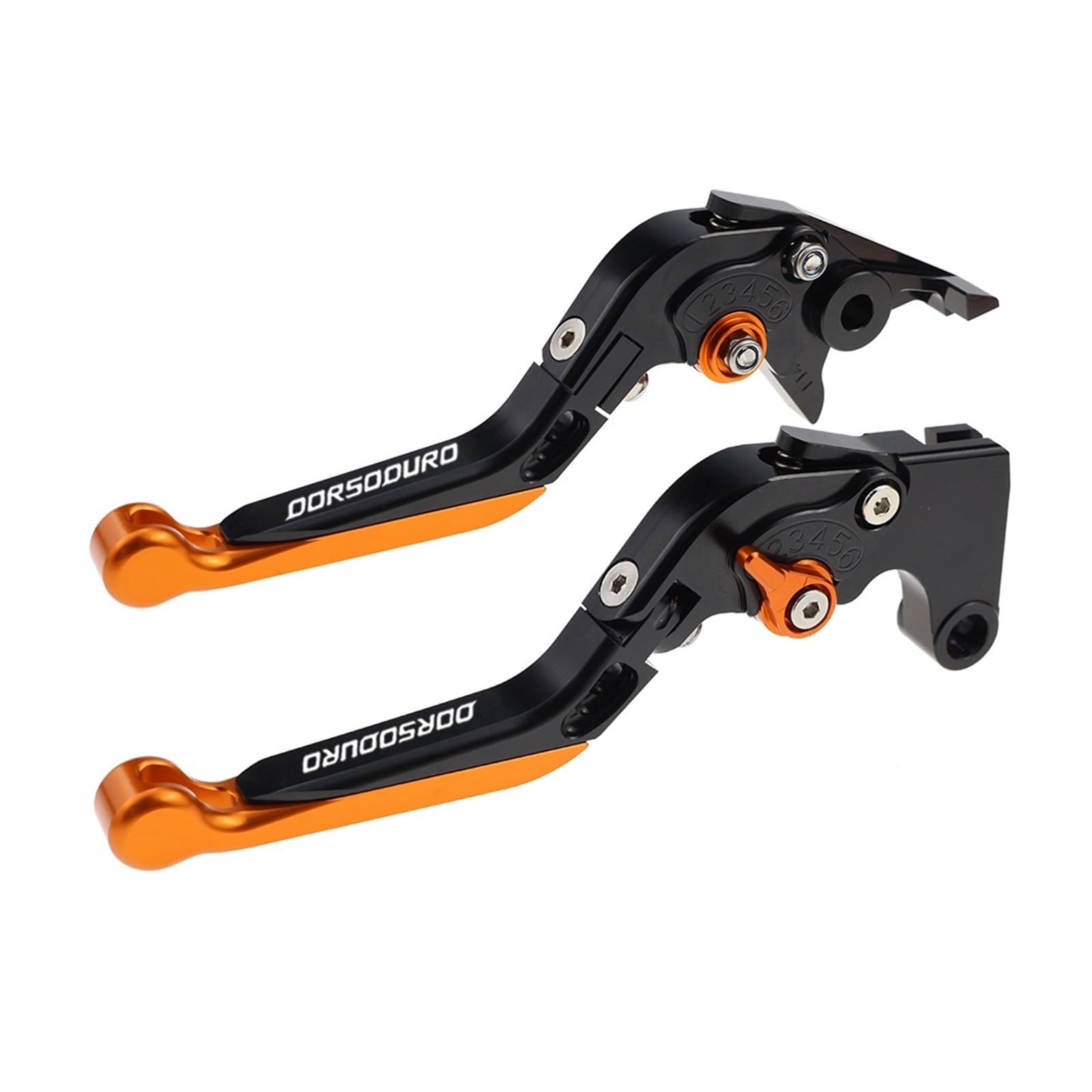 Yxbswbjd 10 Aluminum Alloy Folding Brake Lever For Dorsoduro1200 Motorcycle Folding Extendable Brake Clutch Levers(10)