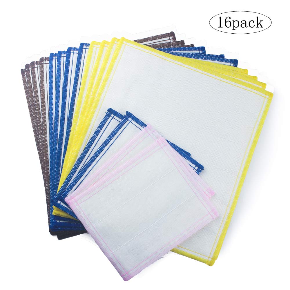 Antibacterial Wood Fiber Dish Cloths 16 Pack of Eco-Friendly No Odor for Kitchen,Cleaning Cloths & Dish Rags