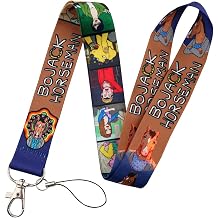 Bojack Horseman الرسوم المتحركة الكوميدي برنامج تلفزيوني Will Arnett 17.7 "رقبة Lanyard Keychain حامل ID Badge Mobile Phone Pin Strap