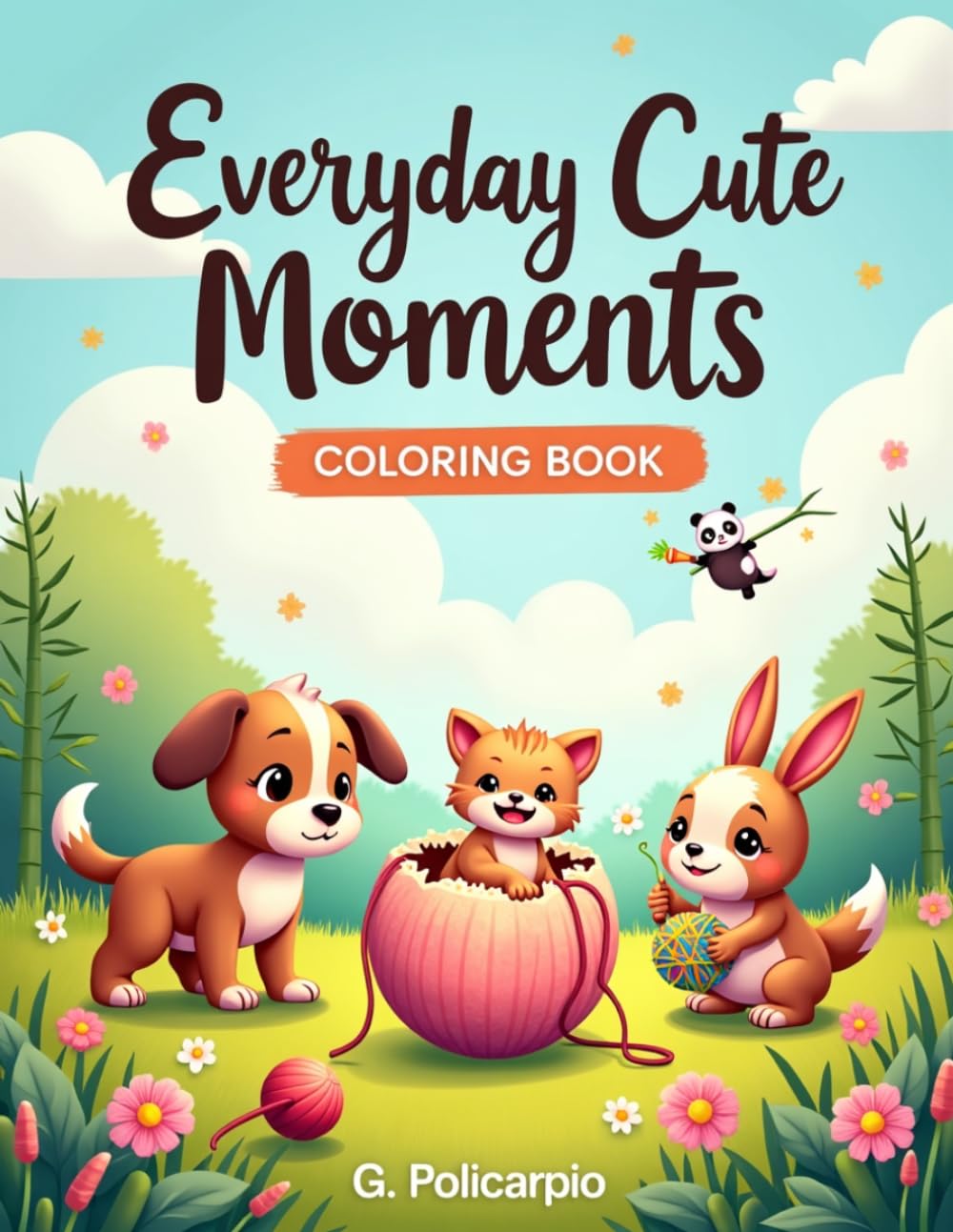Everyday Cute Moments: A Delightful Coloring Journey Through Life’s Little Pleasures