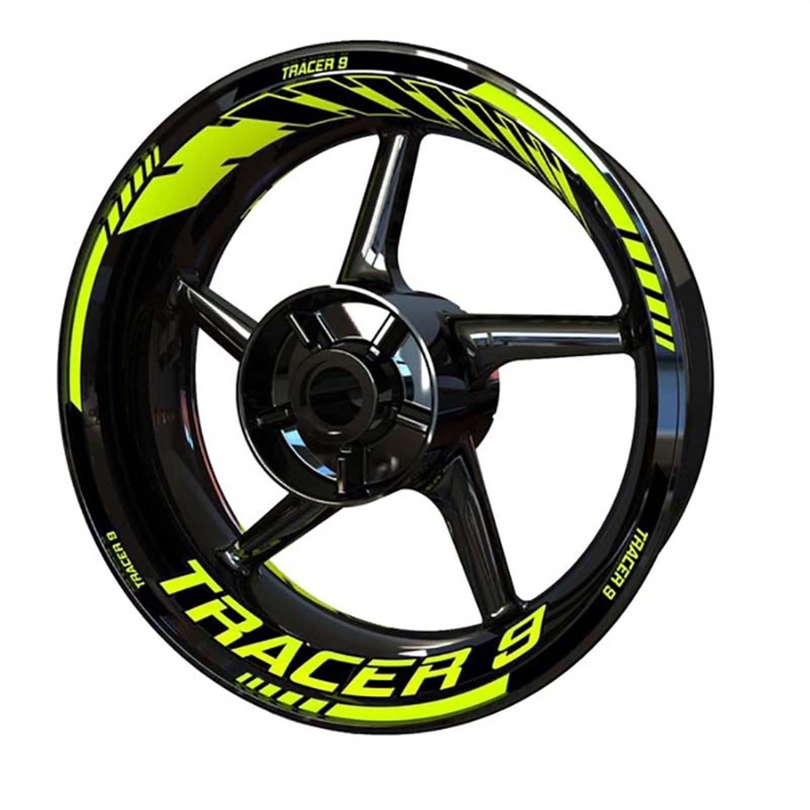 Motorcycle Accessories Wheel Sticker for Yamaha Tracer 9 900 7 Gt 9gt Motorbike Rim Decal Decorative(Color25)