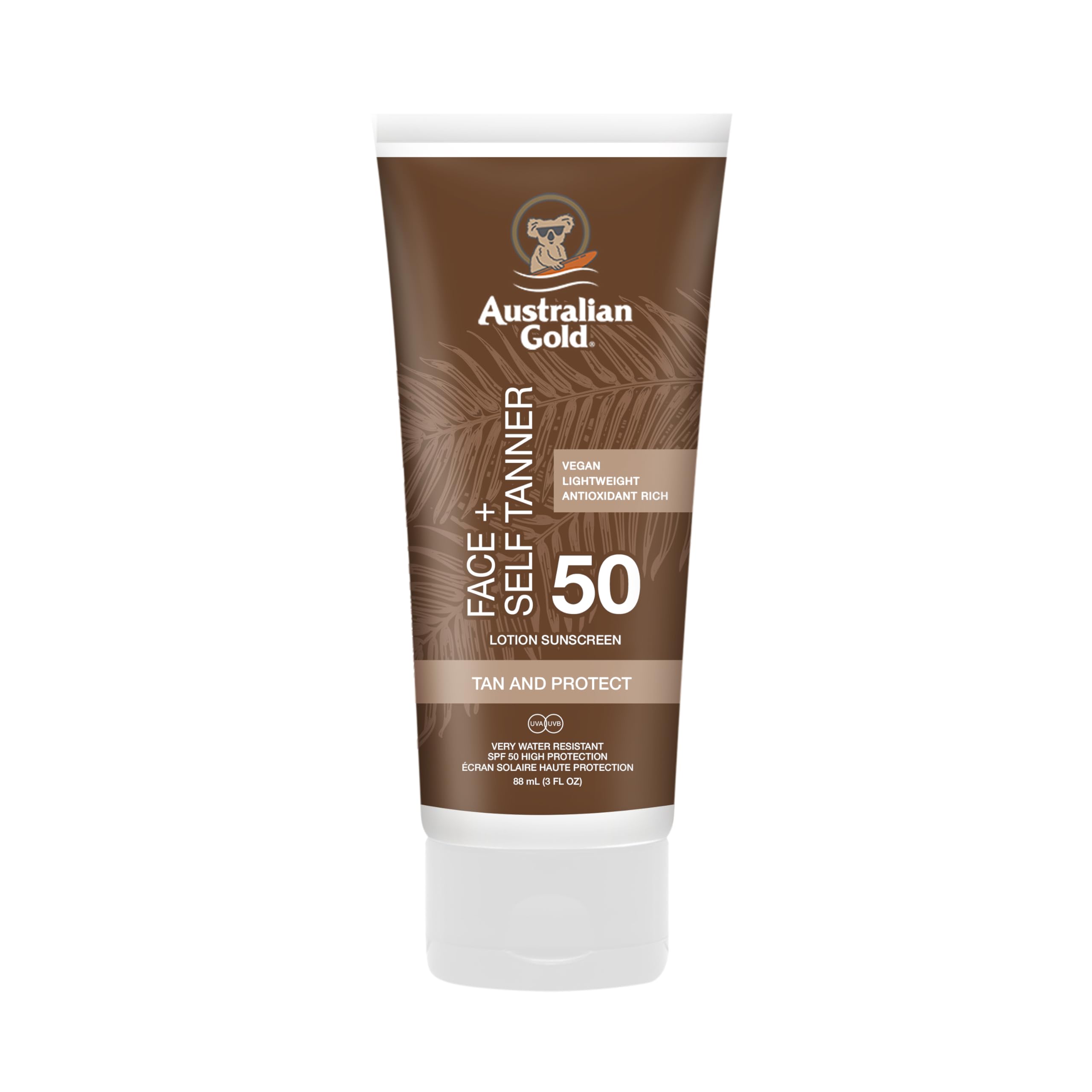 SPF 50 Face with Selftanner New Formula