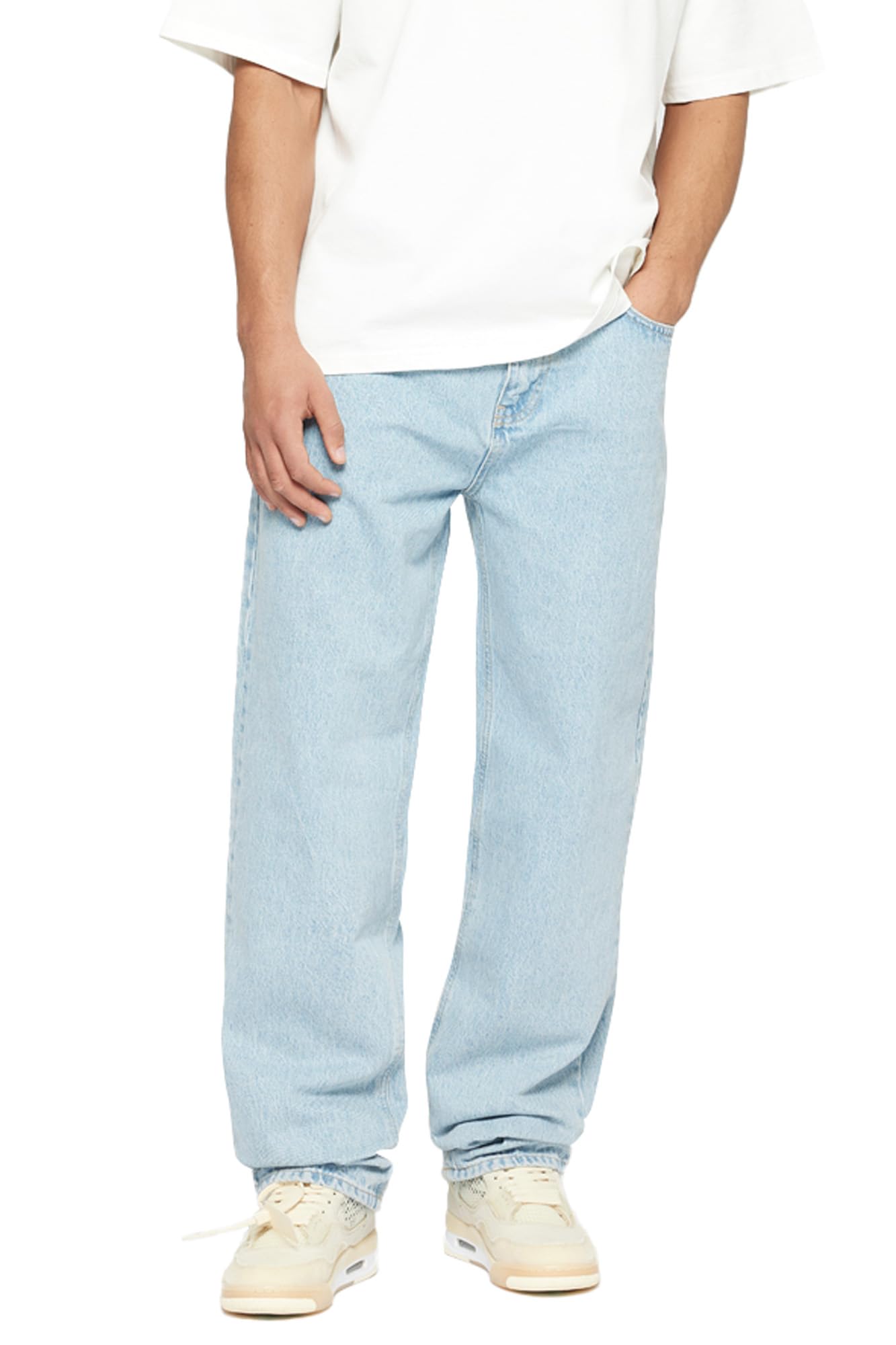 Burocs Baggy Fit Jeans - Black Grey - Jeans Herren - 5-Pocket-Style - Mit YKK-Reißverschluss - 100% Baumwolle