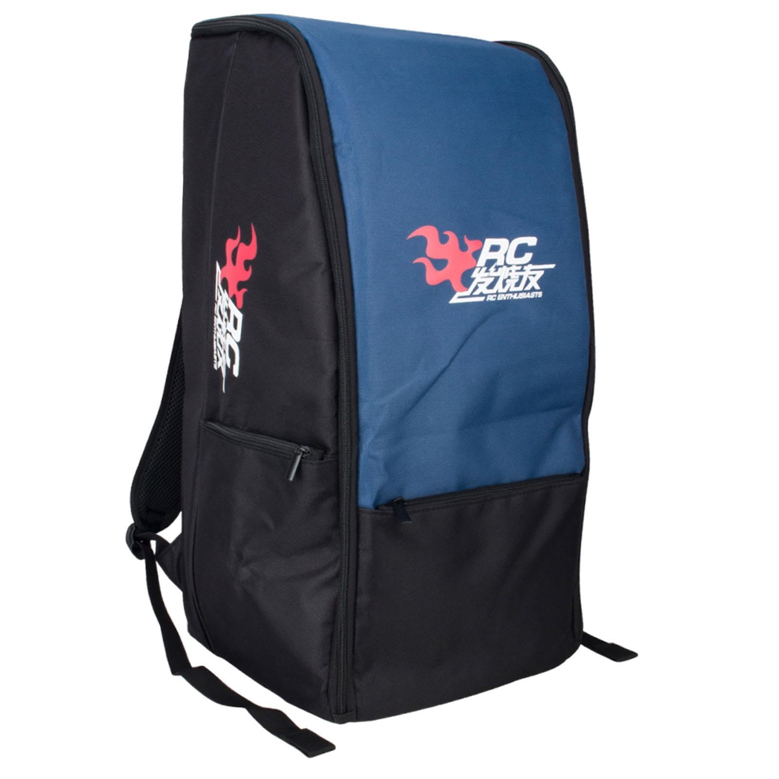 RC Car Mochila Organizador de Control Remoto Nylon Reforzado con Bolsillos Independientes Y Cremallera Robusta Adecuado para de Coches, Azul