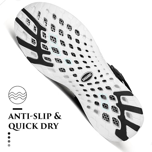 Miniatura 7 de SAGUARO - Zapatos de jardín de secado rápido para hombre y mujer, zuecos ligeros de jardinería, sandalias de agua para deportes. uso en exteriores,