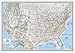 National Geographic: United States Classic Wall Map - Laminated (43.5 x 30.5 inches) (National Geographic Reference Map)