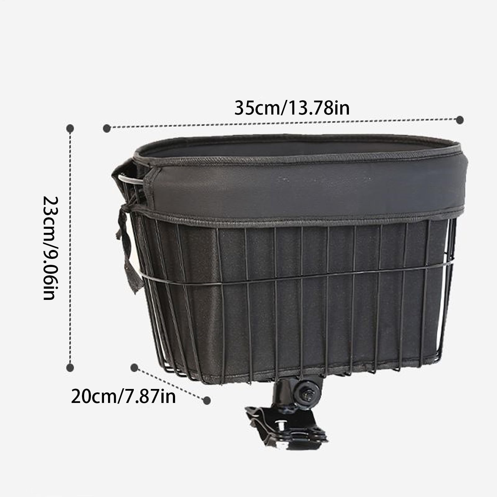 Canasta de perros de bicicleta portátil - Canasta de perros de bicicleta pequeñas, ciclos de portabebés delanteros | Cesta de bicicleta cesta de ciclismo desmantelamiento rápido cesta de mascotas anti