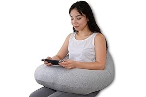 QUEEN ROSE Lap Pillow for Crochet Comfort and Support