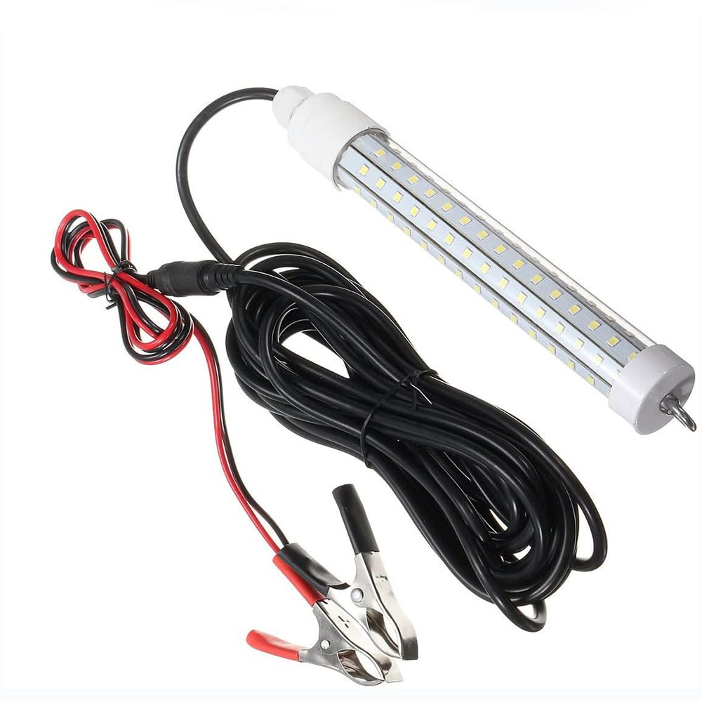 FONGKNOX 10W LED Underwater Submersilble Night Fishing Fish Light (Green) Crappie Shad Squid Boat Kayak Fishing Bait