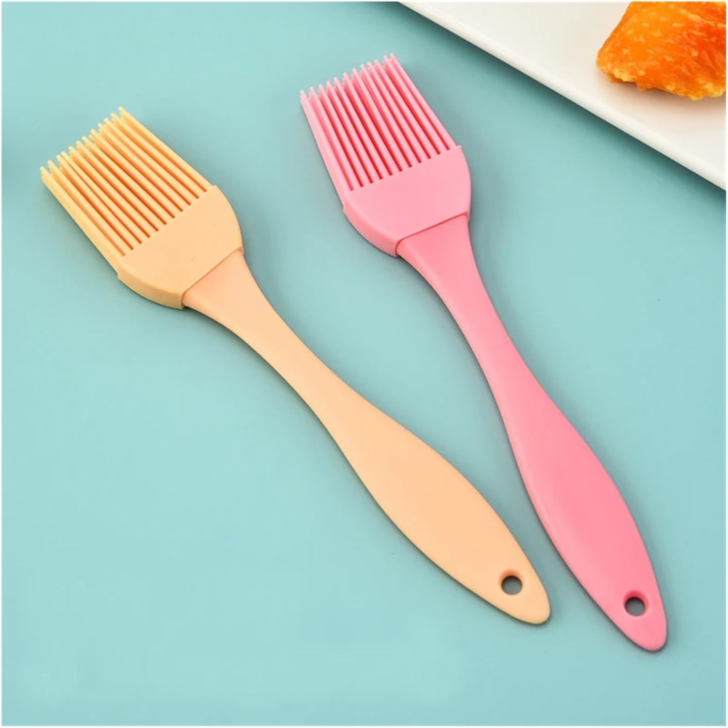 4Pcs Kitchen Brush Silicone Oil Barbecue Seasoning Sauce Cake Bread Butter Egg Heat Resistant Home Baking Cooking Tools