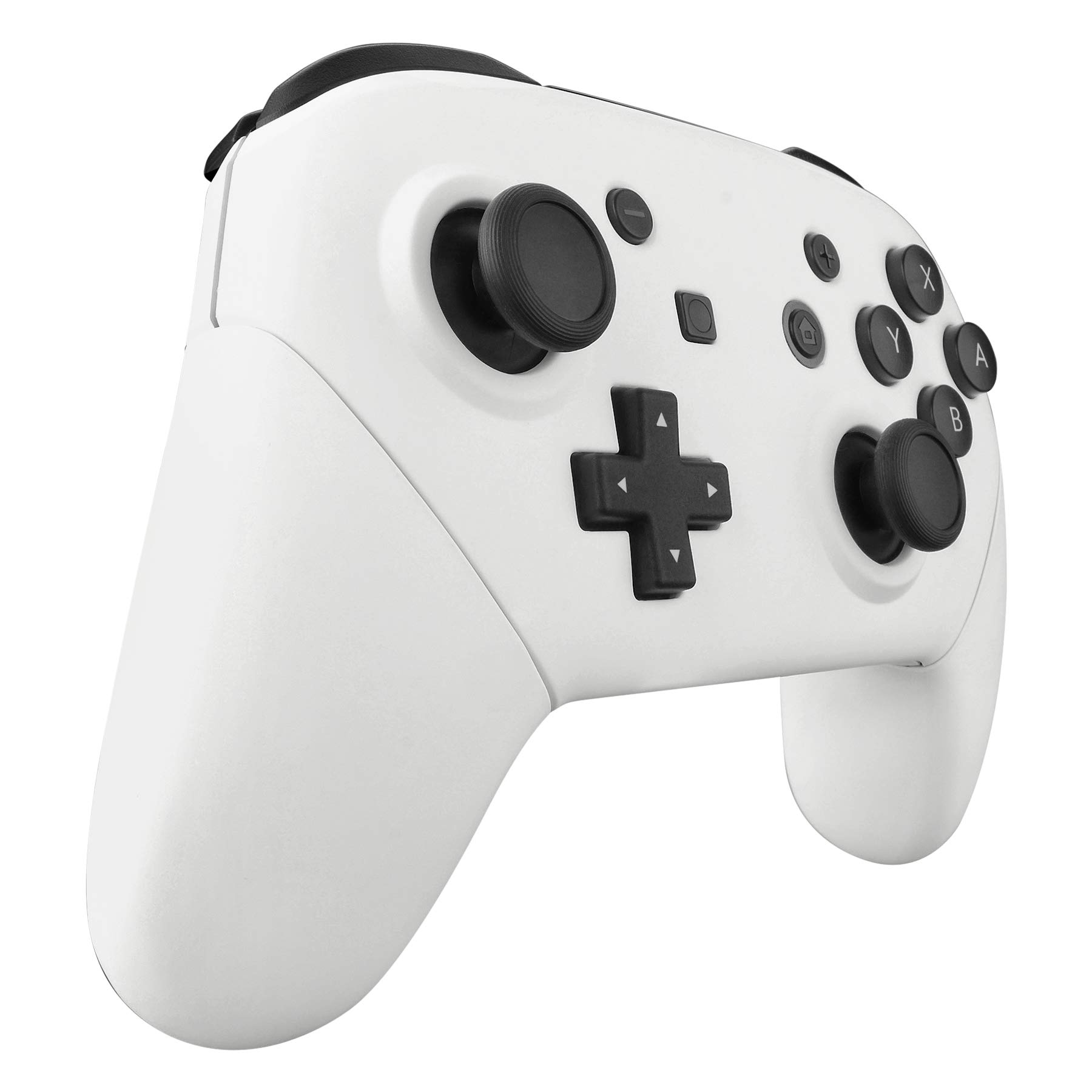 eXtremeRate Carcasa Agarre para Nintendo Switch Pro Funda Delantera Trasera Asa Shell de Tacto Suave Grip de Reemplazo para Nintendo Switch Pro Control-No Incluye el Mando(Blanco) — view 7
